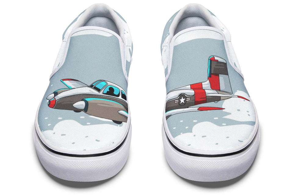 Vintage Air Force Pilot Slip-On Shoes