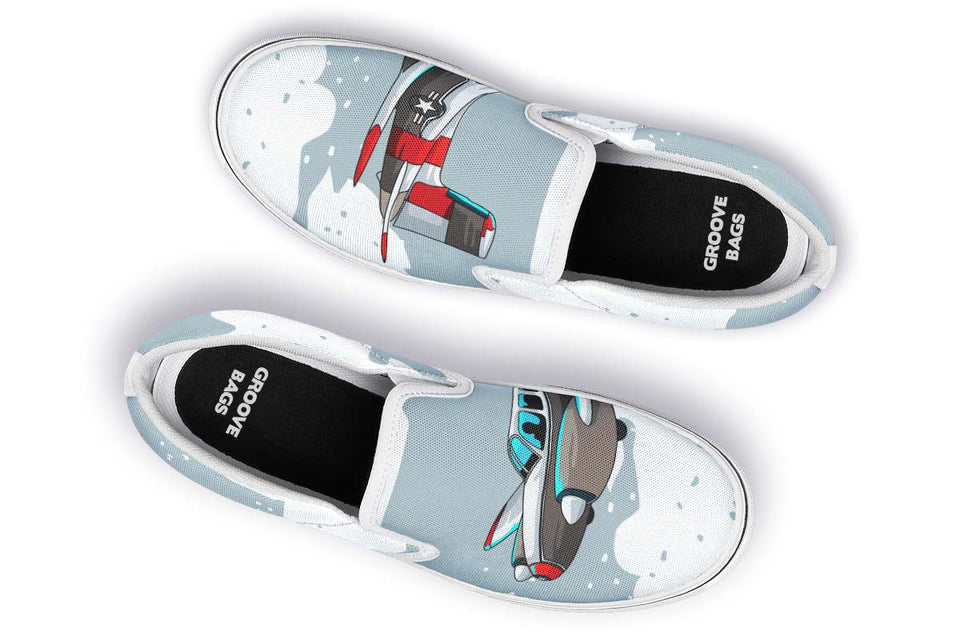 Vintage Air Force Pilot Slip-On Shoes