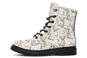 Chihuahua Pattern Winter Boots