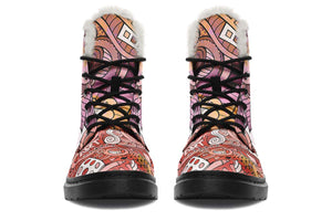 Colorful Art Winter Boots
