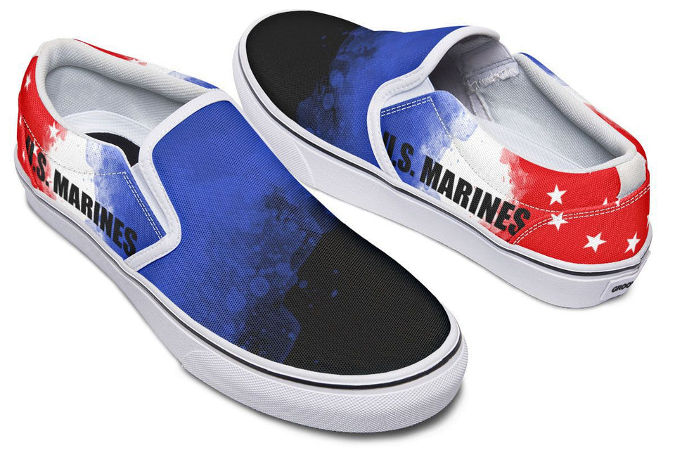 Marines Flag Slip-On Shoes