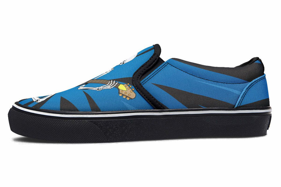 Skeleton Guitar Slip-On Shoes