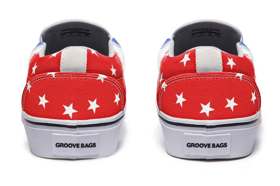 Coast Guard Flag Slip-On Shoes