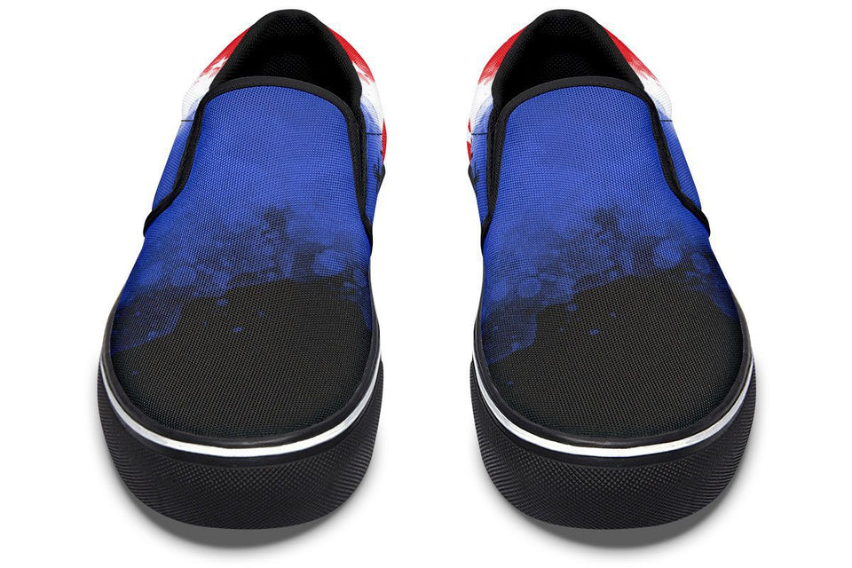 Coast Guard Flag Slip-On Shoes