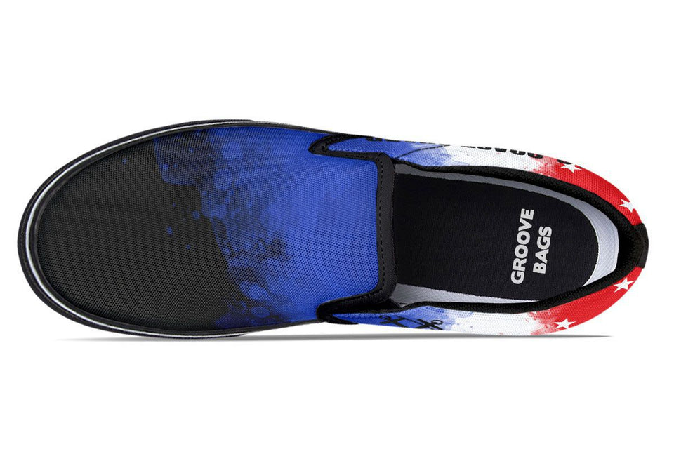Coast Guard Flag Slip-On Shoes