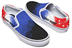 Coast Guard Flag Slip-On Shoes