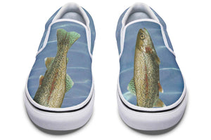 Rainbow Trout Fishing Slip-On Shoes
