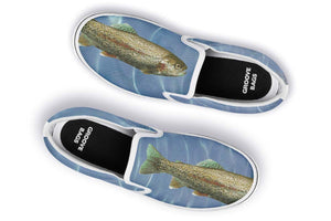 Rainbow Trout Fishing Slip-On Shoes