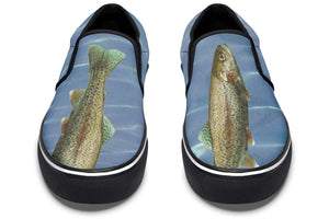 Rainbow Trout Fishing Slip-On Shoes