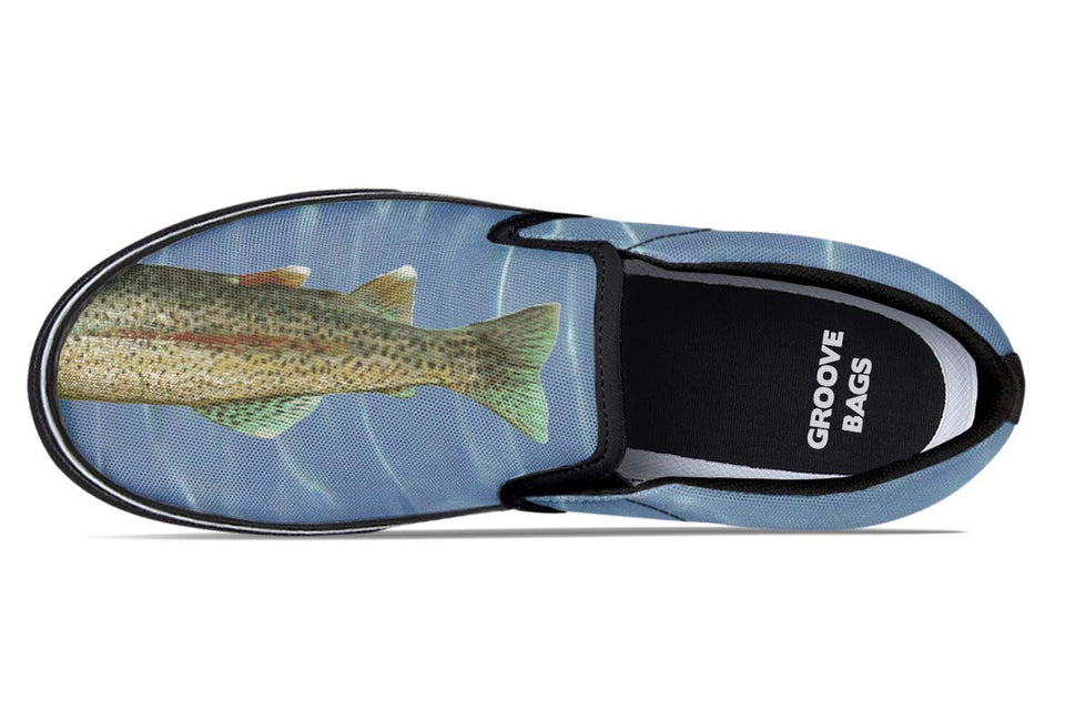 Rainbow Trout Fishing Slip-On Shoes