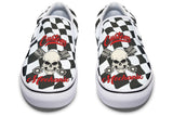 Skull Mechanic Slip-On Shoes