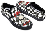 Skull Mechanic Slip-On Shoes