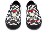 Skull Mechanic Slip-On Shoes