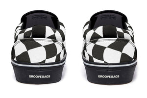 Skull Mechanic Slip-On Shoes