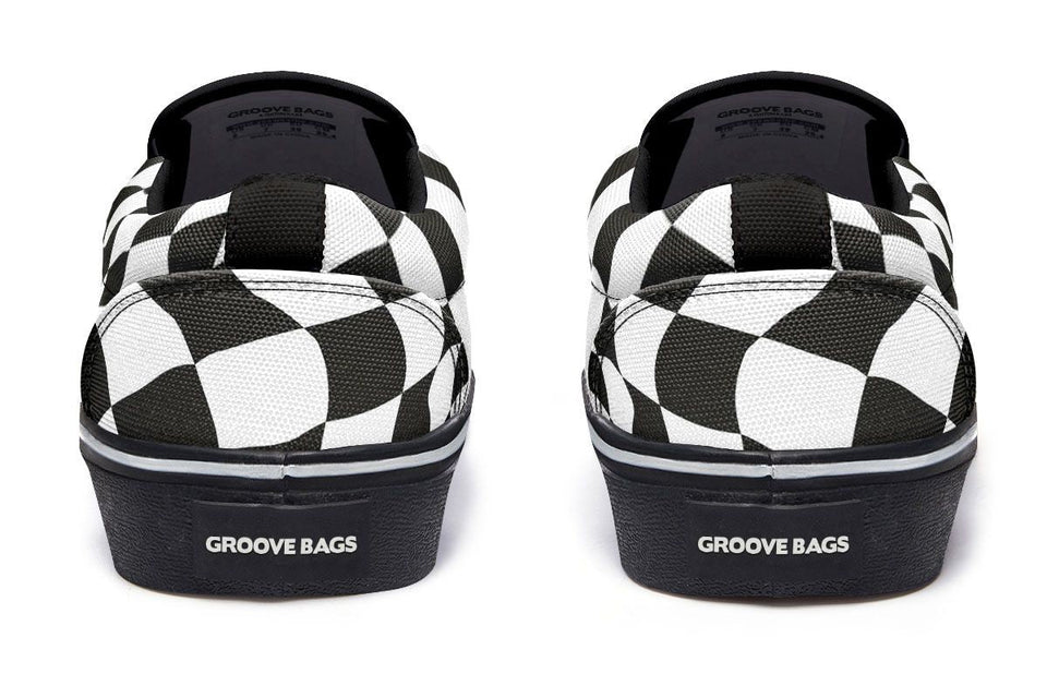 Skull Mechanic Slip-On Shoes