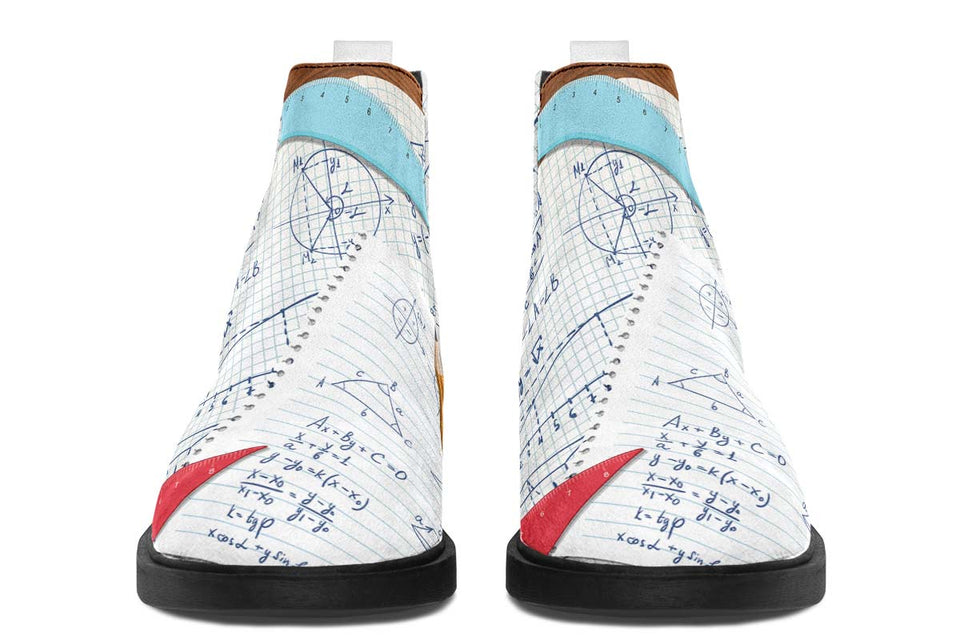 Math Notes Neat Vibe Boots