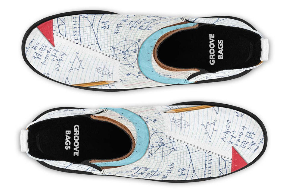 Math Notes Neat Vibe Boots