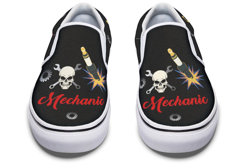 Vintage Mechanic Slip-On Shoes