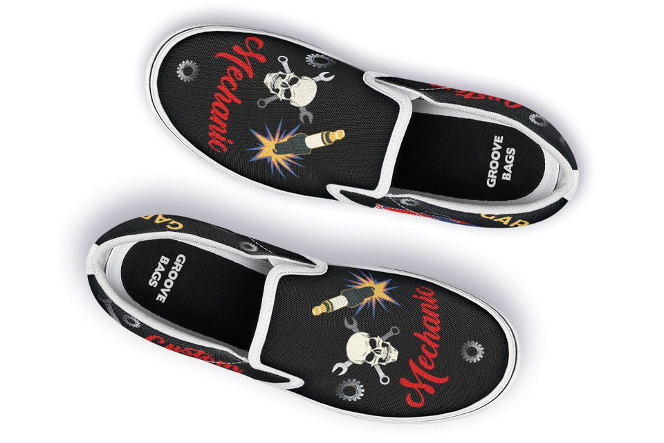 Vintage Mechanic Slip-On Shoes