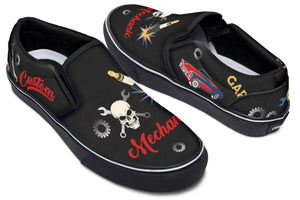 Vintage Mechanic Slip-On Shoes