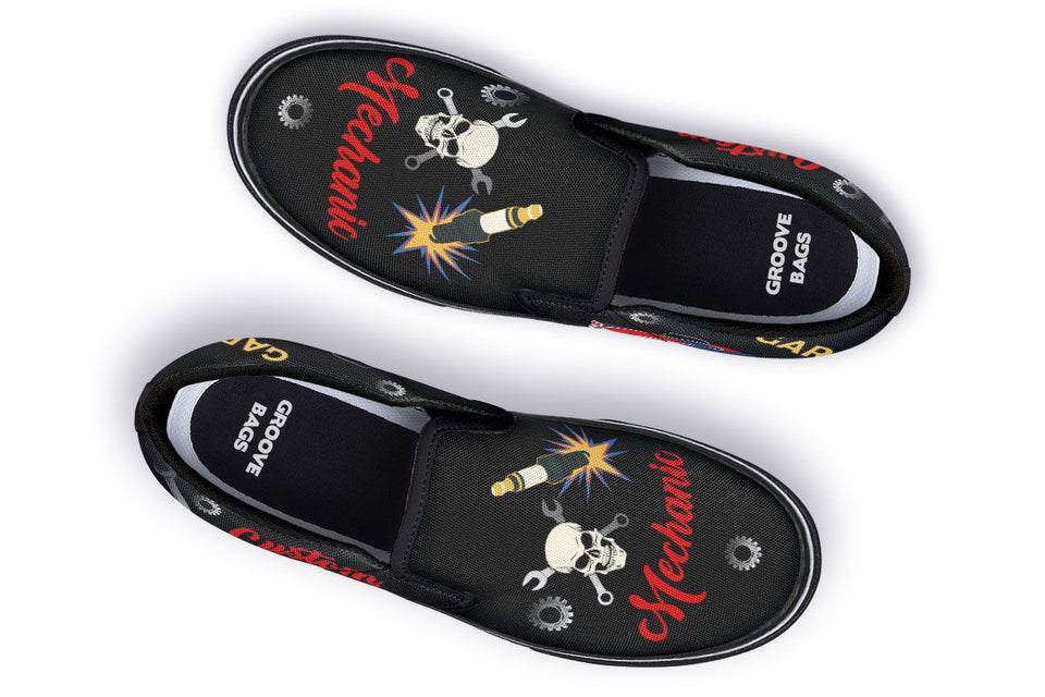 Vintage Mechanic Slip-On Shoes
