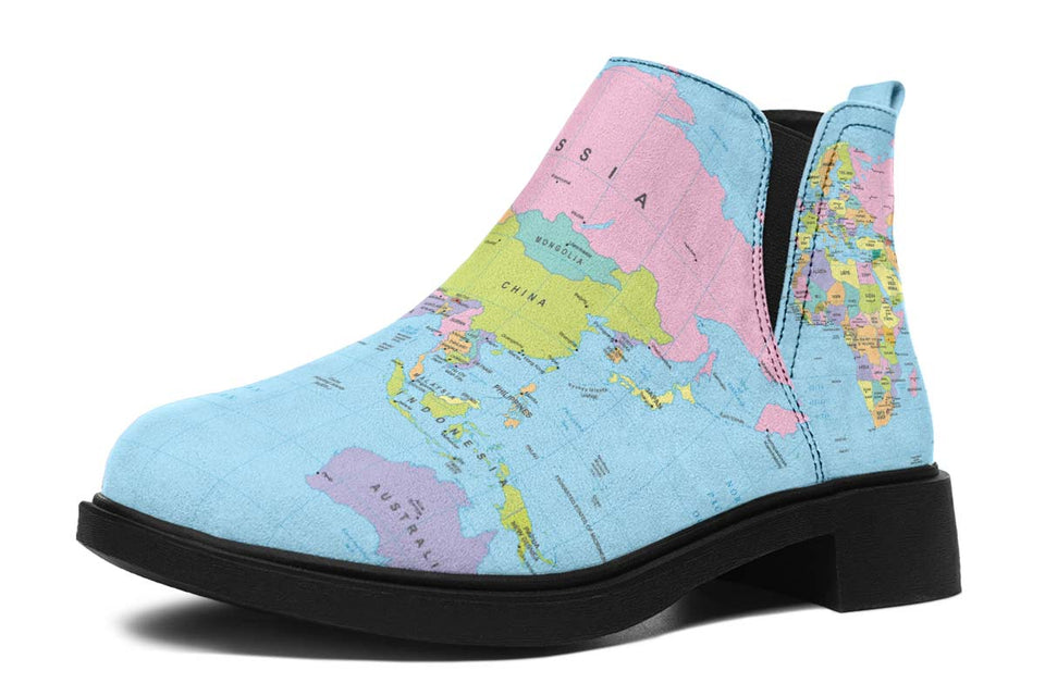 Geography Globe Neat Vibe Boots