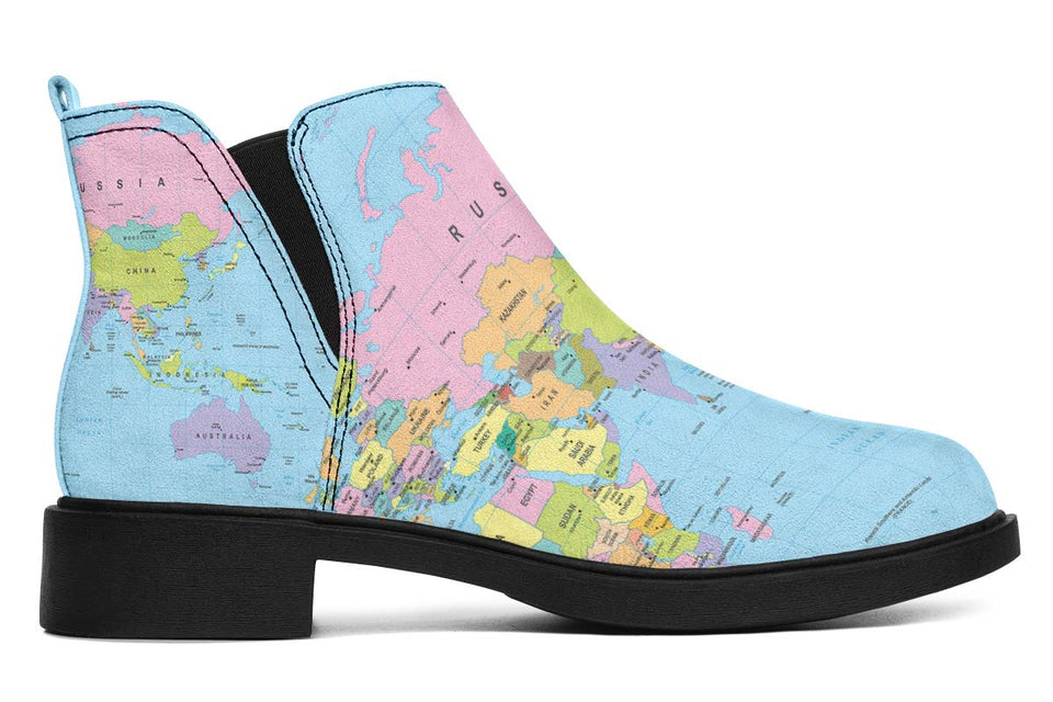 Geography Globe Neat Vibe Boots