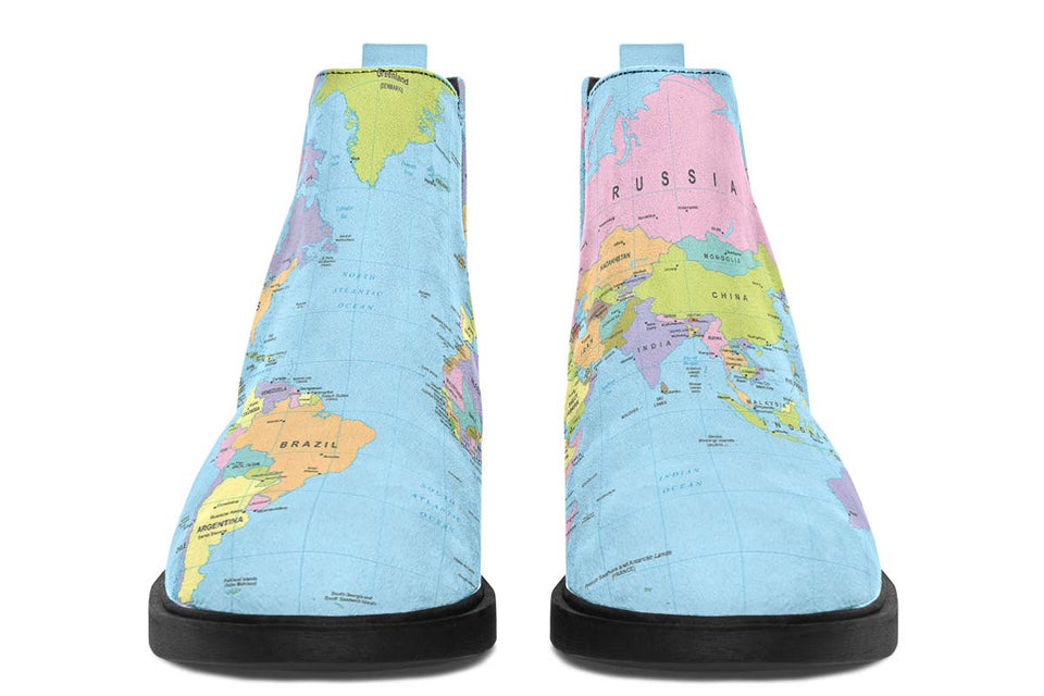 Geography Globe Neat Vibe Boots