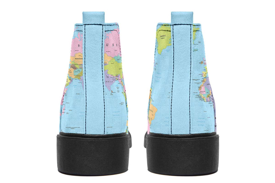 Geography Globe Neat Vibe Boots