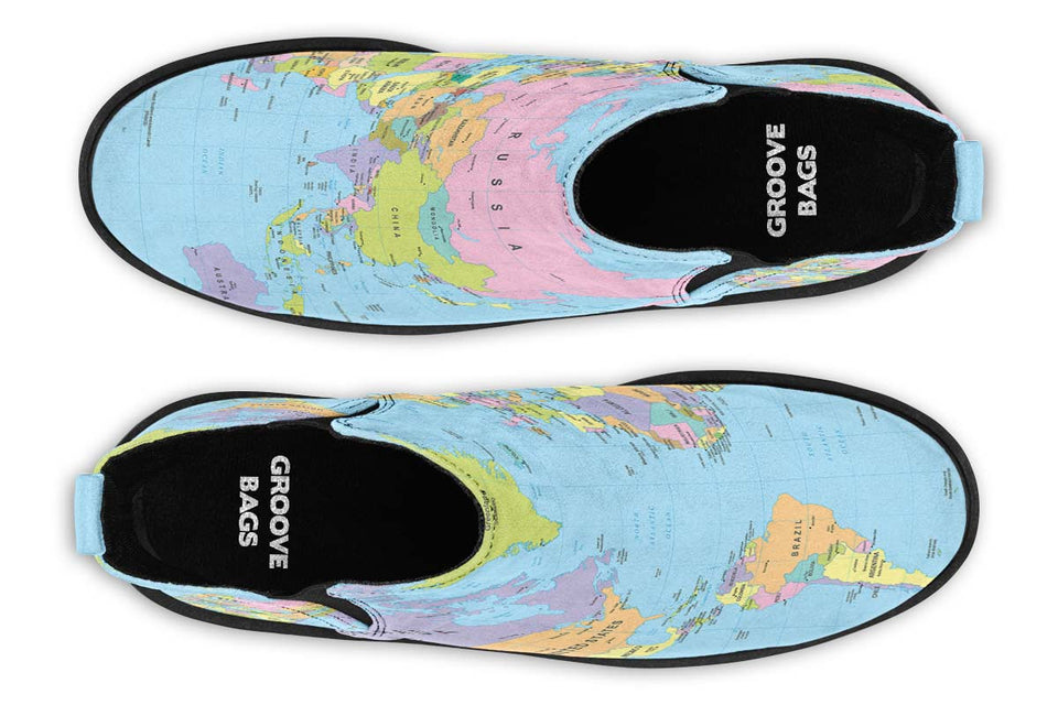 Geography Globe Neat Vibe Boots
