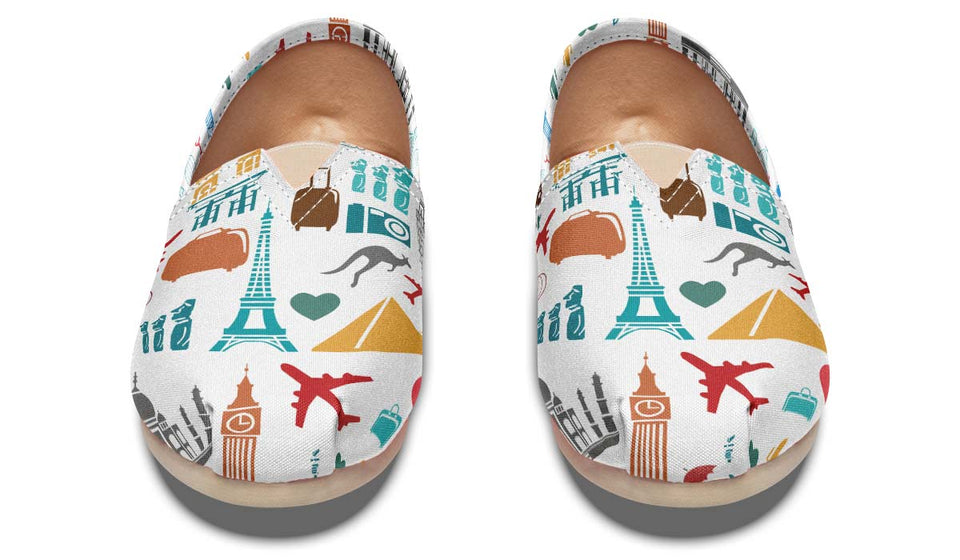 Travel Stickers Casual Shoes