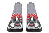 Floral Boston Terrier Neat Vibe Boots