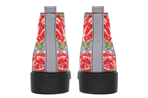 Floral Boston Terrier Neat Vibe Boots