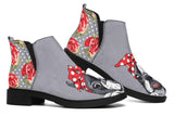 Floral Boston Terrier Neat Vibe Boots